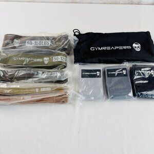 Gymreapers Resistance Bands Weight Lifting Military Set 5 & Hip Bands 3
